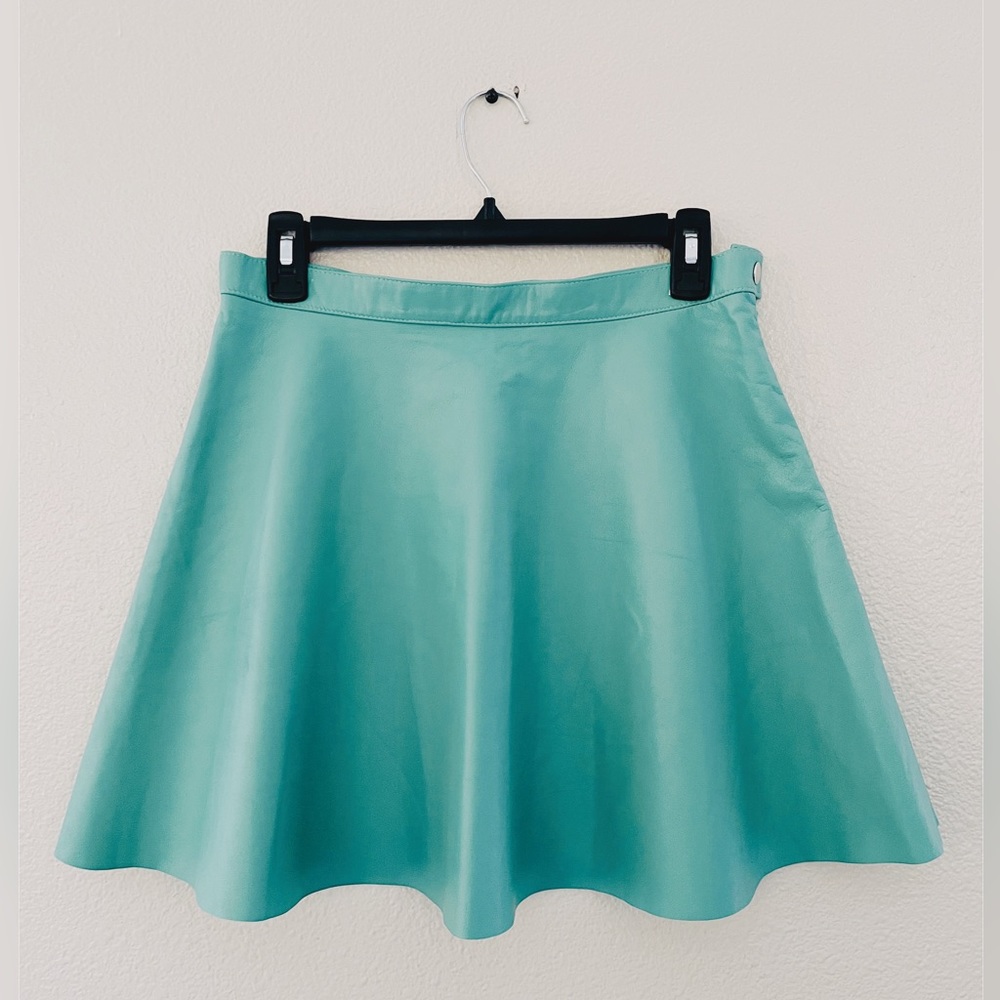 American Apparel Genuine Leather Skirt